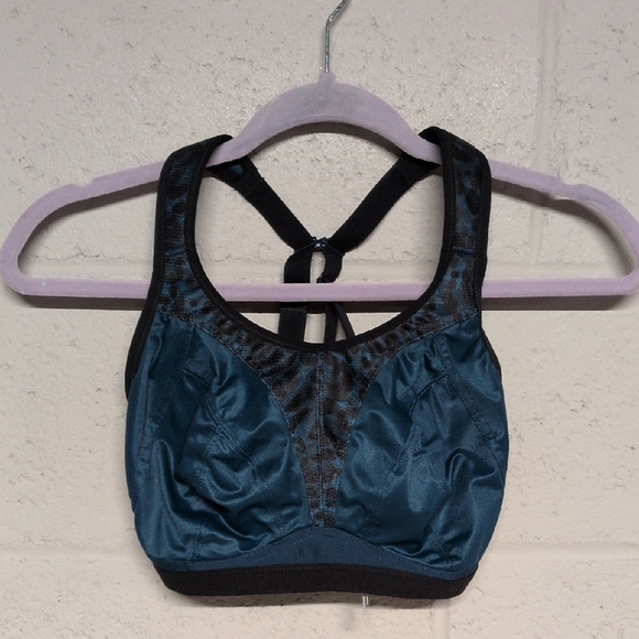 Freya Active Sonic Underwire Molded Sports Bra Midnight Leopard US 28I, NWT - Picture 2 of 7